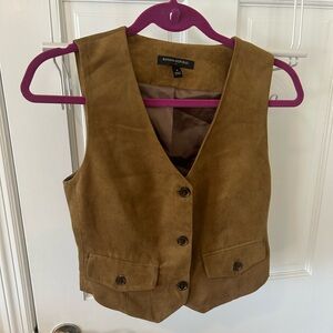 Banana Republic Brown Suede Vest